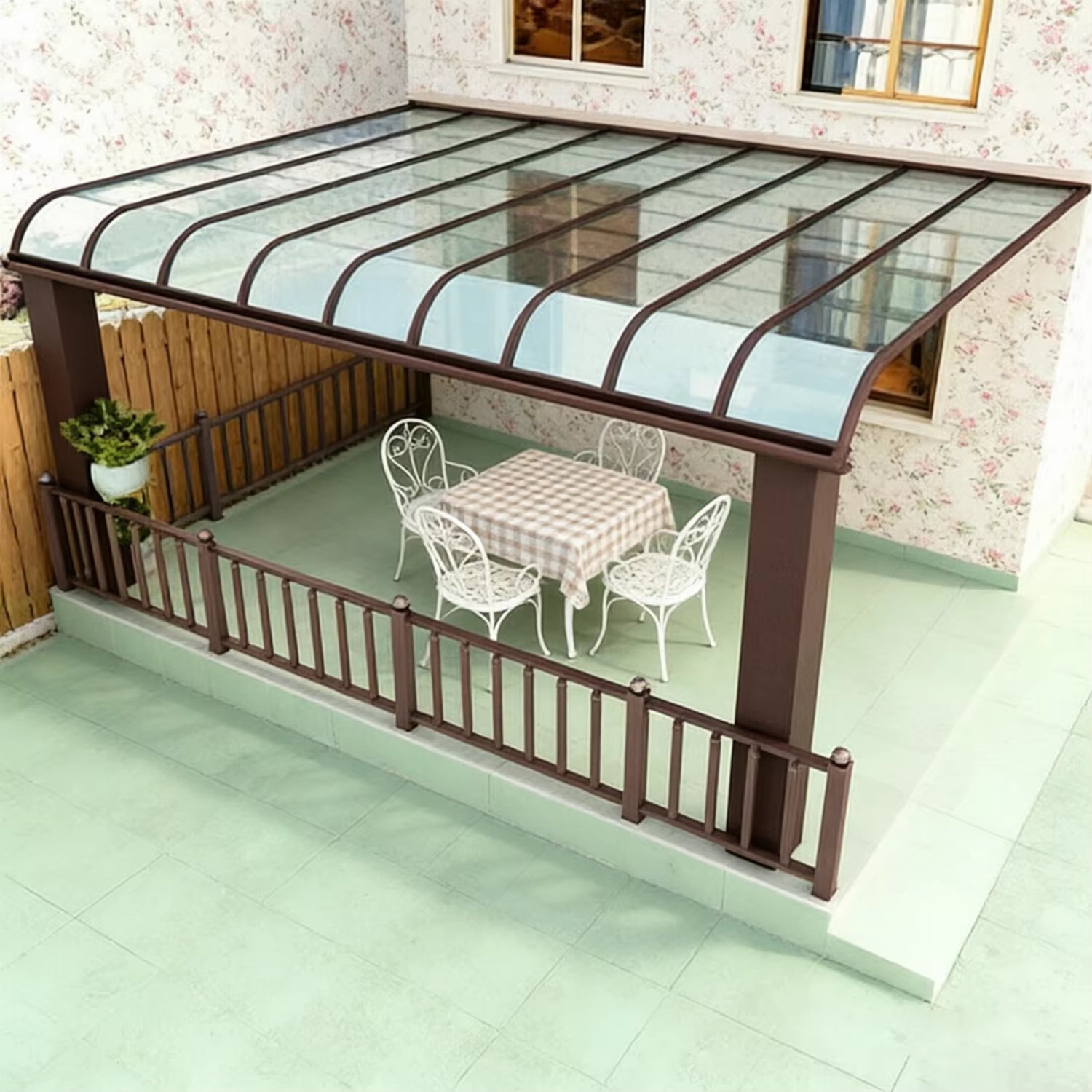 Pergola Gazebos Carport CanAmendments Garden Buildings Auvent