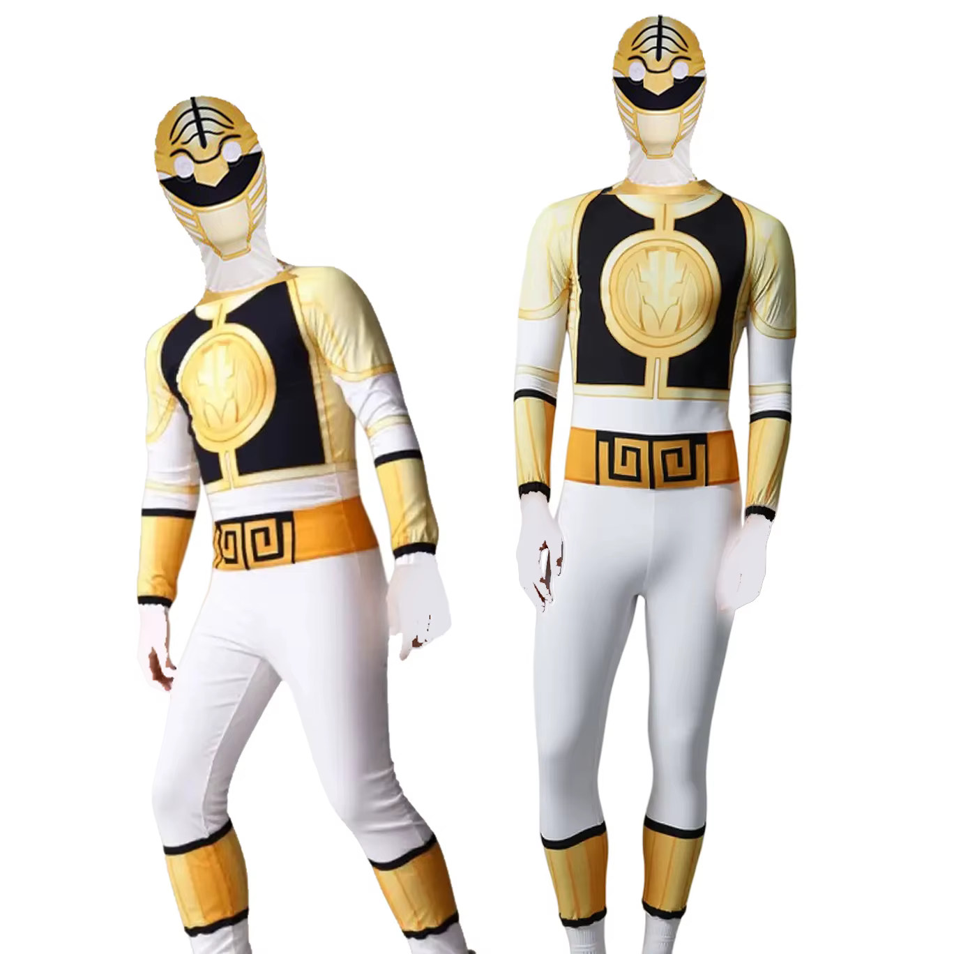 Morpher Power super-héros Cosplay Costume enfants Alpha samouraï Sentai Shinkenger Rangers Cosplay Halloween fête combinaison masque Costume