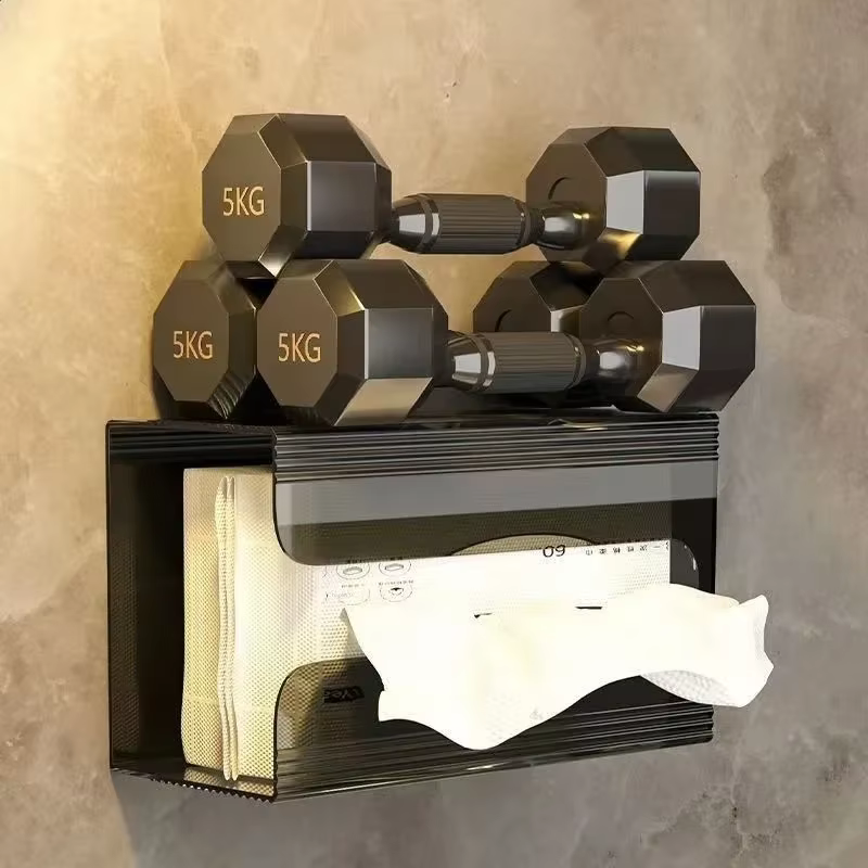 Boîte porte-papier hygiénique sans poinçon