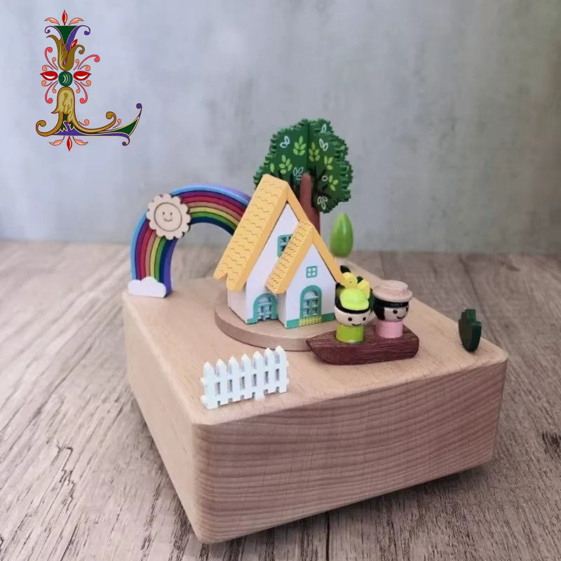 Boîte à musique Rainbow Town