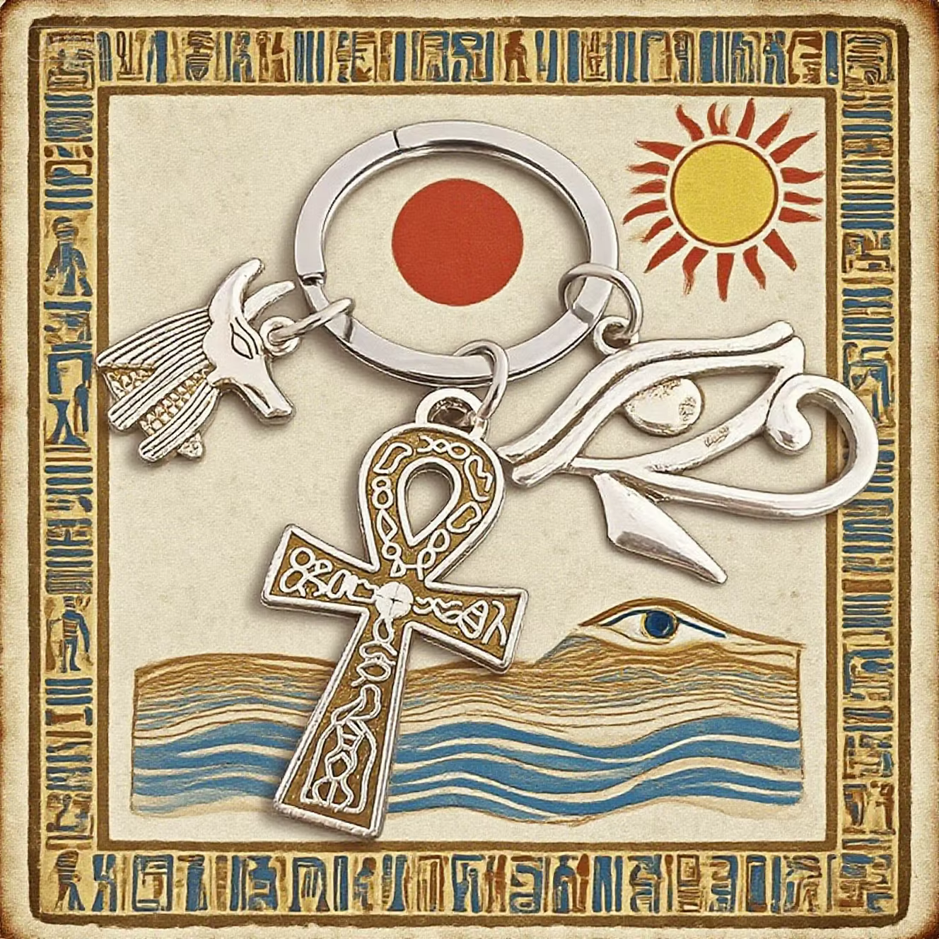 Porte-clés de la mythologie égyptienne - Ankh