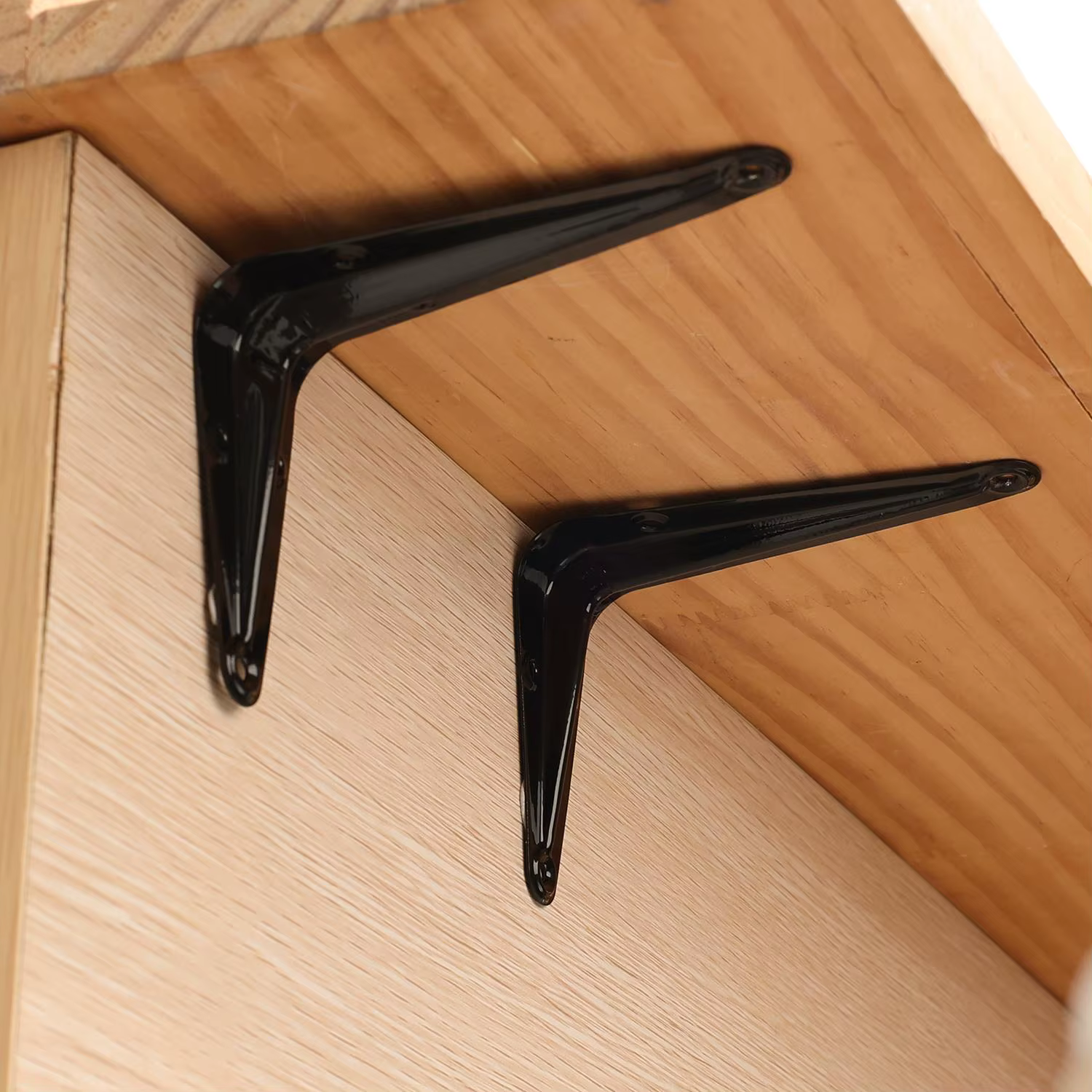 Supports d'étagère robustes en métal pour étagères flottantes