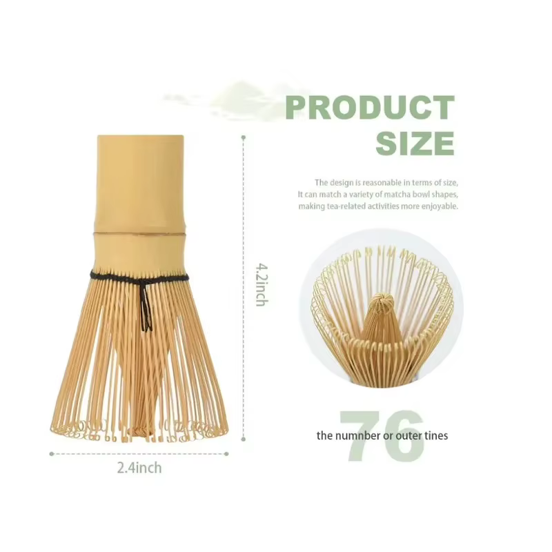 Fouet à matcha - Fouet en bambou pour poudre de matcha