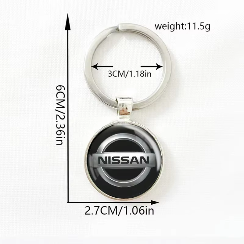 Nouveau porte-clés de voiture 2026 avec logo Nissan pour Sylphy Qashqai J11 Juke GTR Patrol Teana Note Navara X-trail