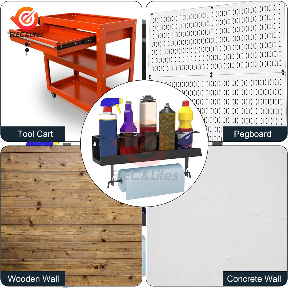 Supports de stockage de bouteilles muraux