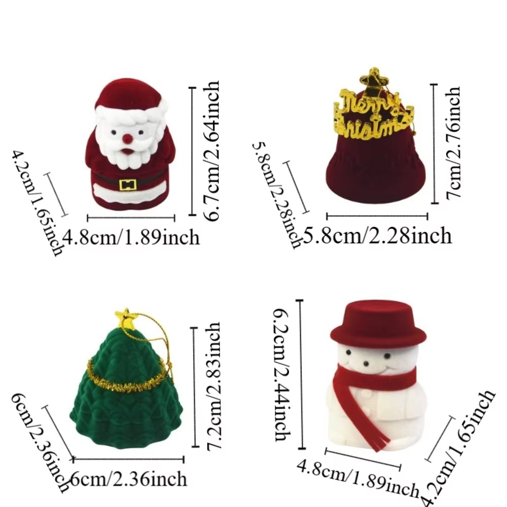 Cloche de noël boîte à bijoux