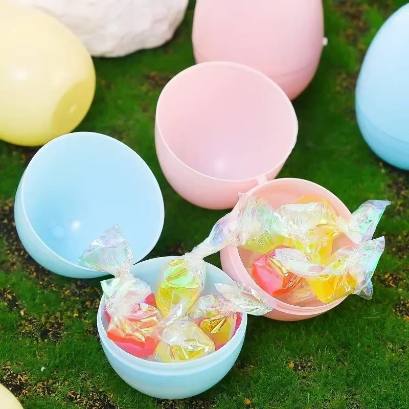 Oeufs de pâques en plastique rechargeables