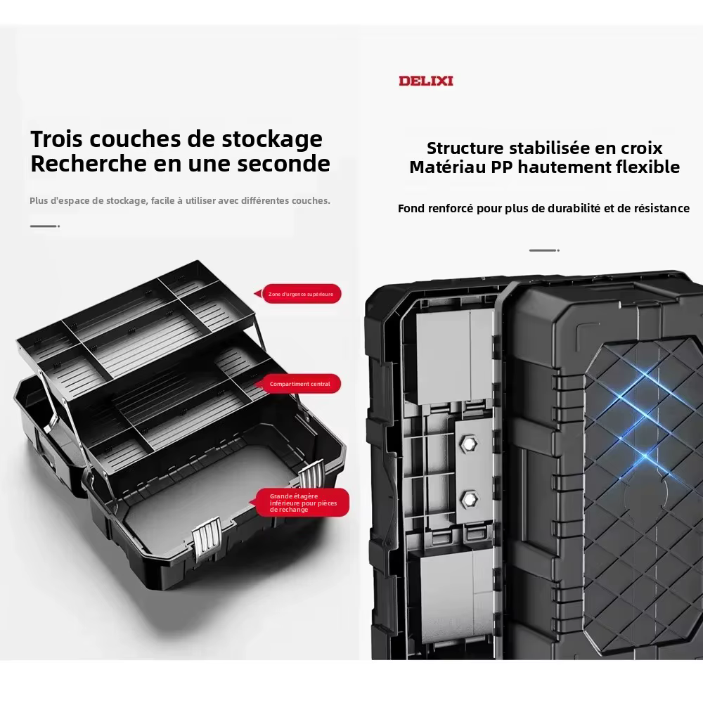 Boîte à outils industrielle coffre