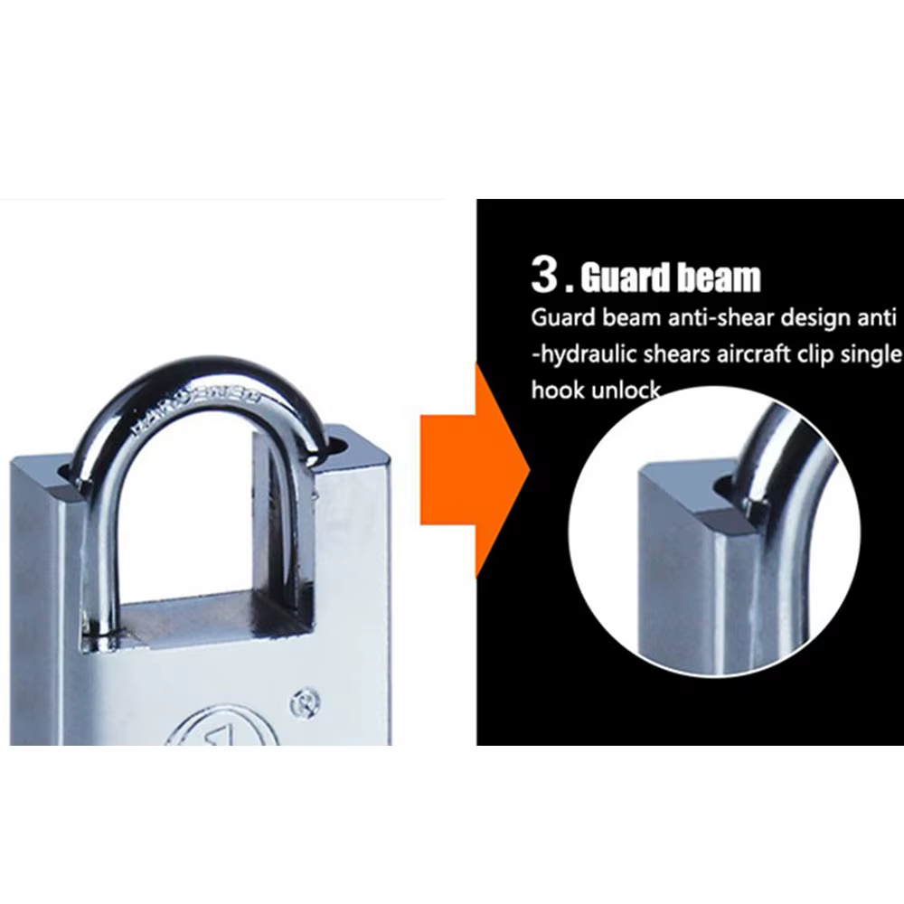 Verrou de cadenas à clé avec une clé ou 3 clés, pour Garage, vélo, 7 modèles