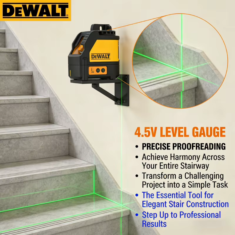 Niveau laser DEWALT DW088CG avec étui