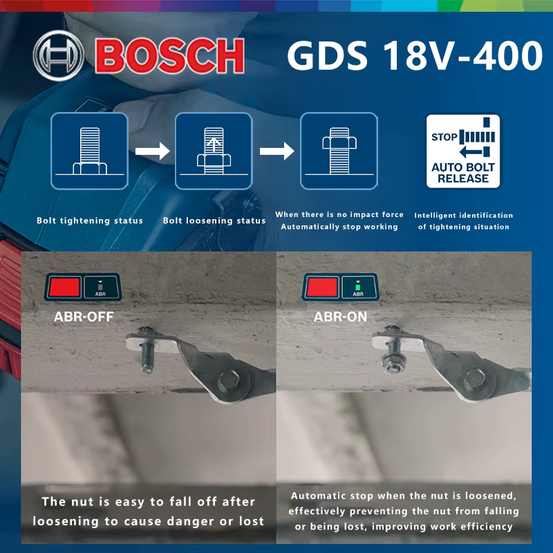 Bosch-Torque de tournevis à percussion sans fil sans balais
