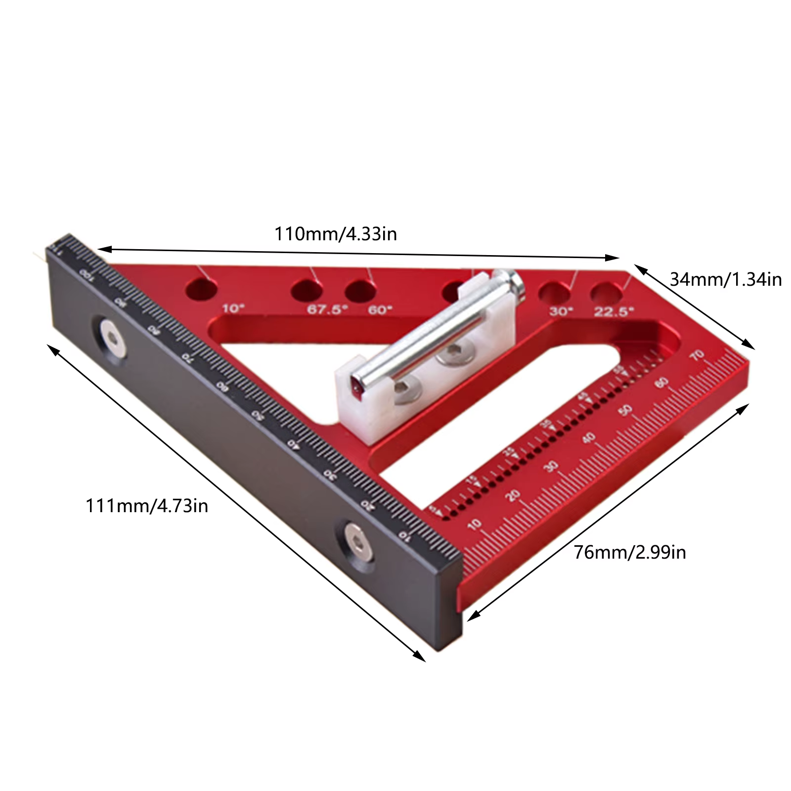 Règle de mesure multi-angle 3D