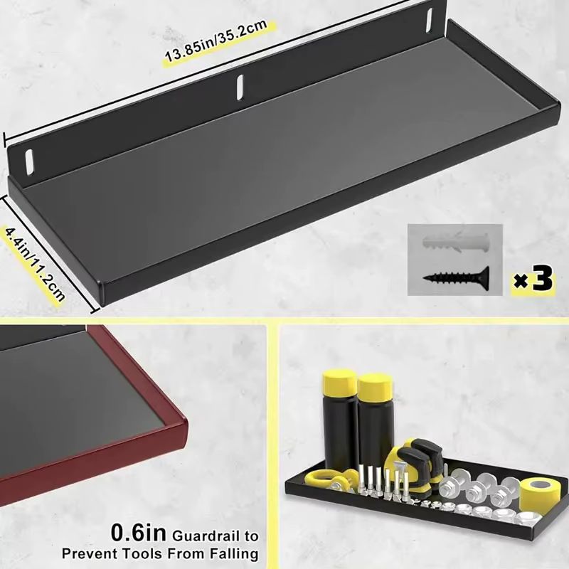 Support mural en acier pour outils