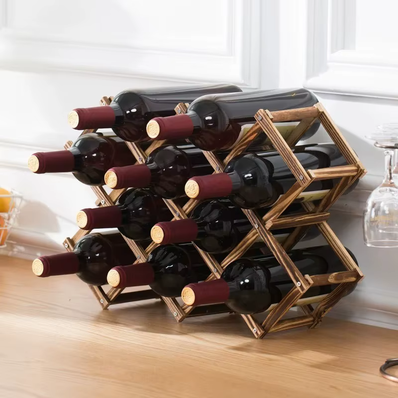 Étagères de rangement de vin empilables 3