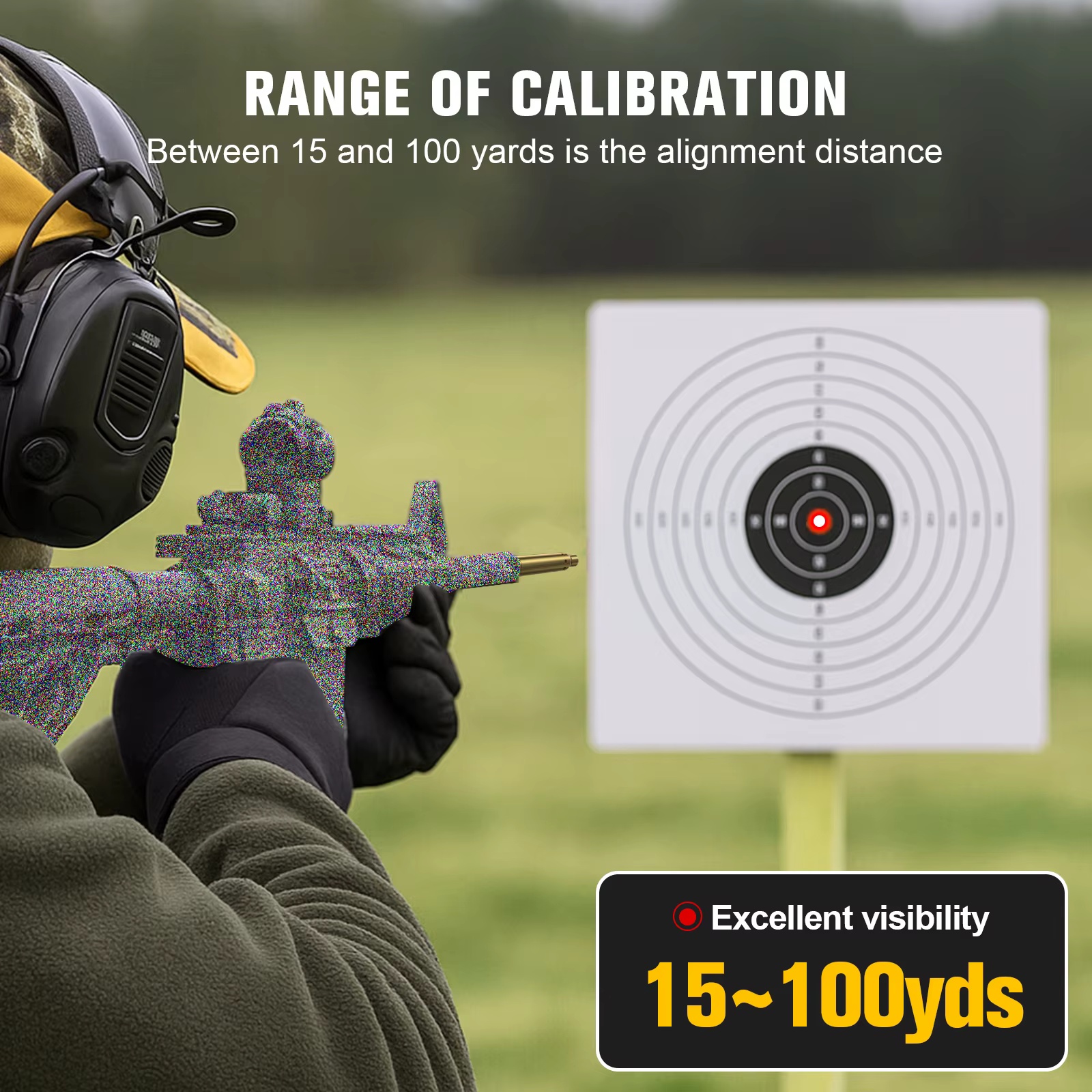 Outil de calibrateur de tir d'entraînement au laser rouge Cal.22LR