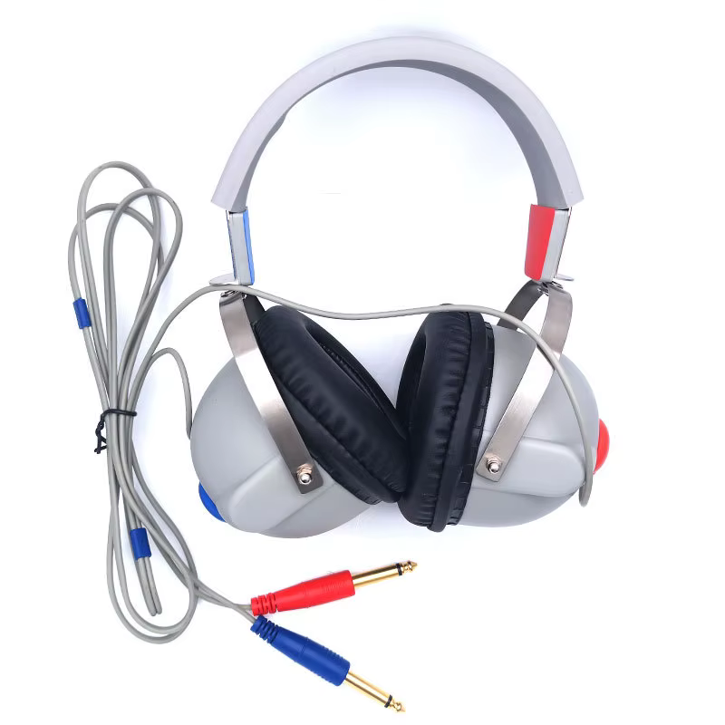 TDH39-Audiomètre de sauna monté sur la tête, appareil auditif, téléphone de sauna pour la mesure auditive, grandes oreillettes, soins de santé de l'oreille médicale
