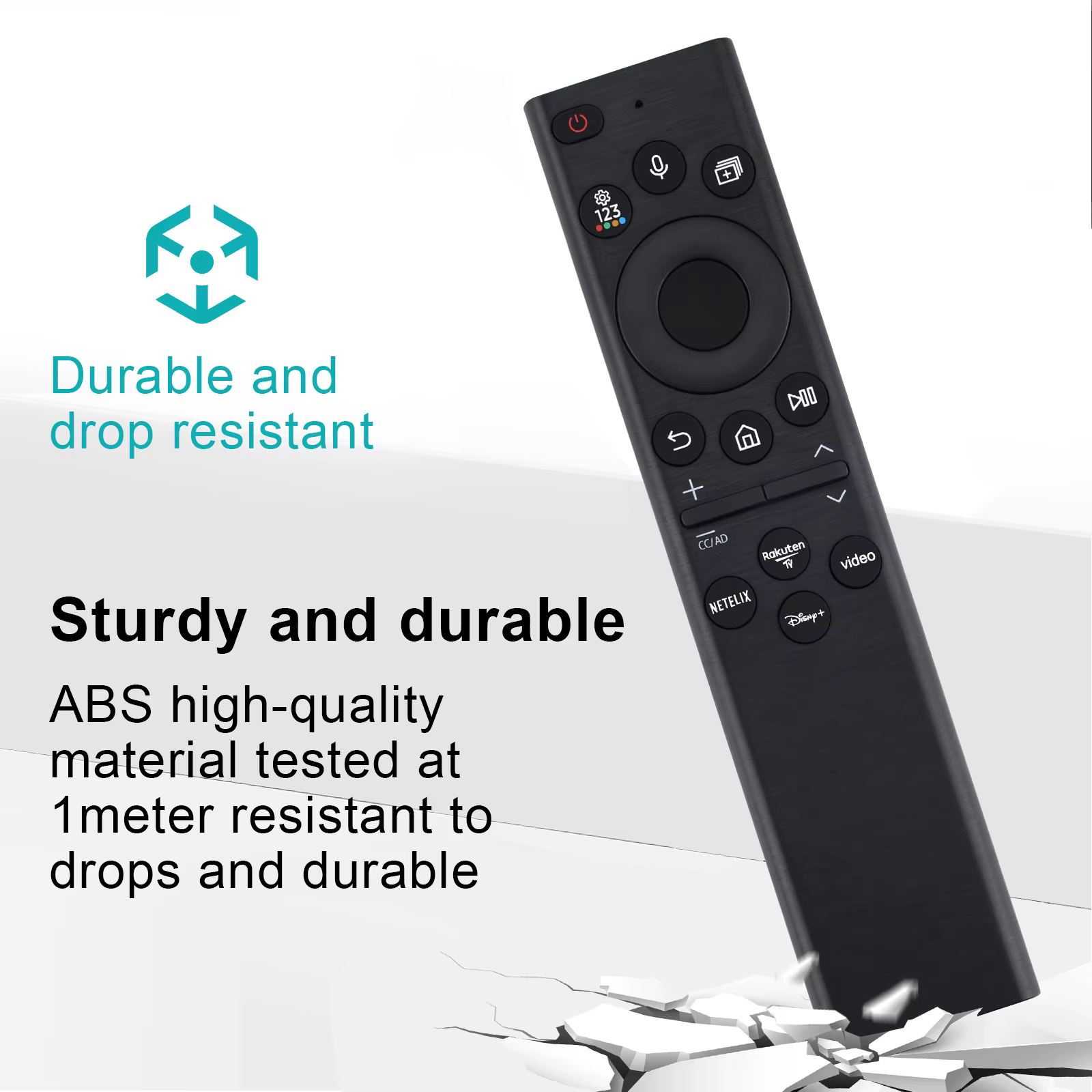 Télécommande vocale pour TV 01385A avec Netflix
