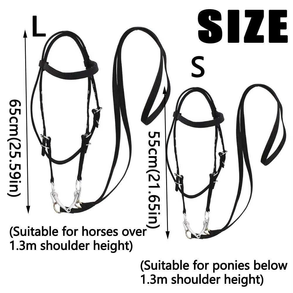 Licouets de cheval épais, sangle réglable et confortable, bandeau de mariée, harnais de cheval, civière de cou de cheval Durable, équipement de cheval