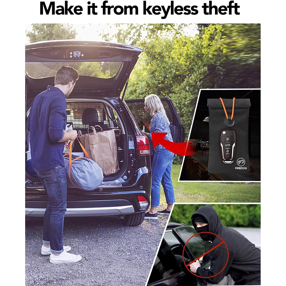 Faraday pochette pour clés de voiture Smartphone clé Signal blocage sac Anti-vol Protection