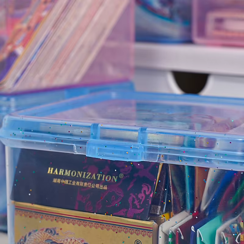 Boîte de rangement en plastique Transparent