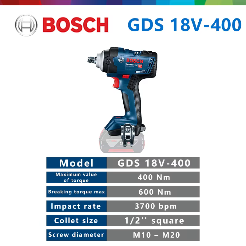 Bosch-Torque de tournevis à percussion sans fil sans balais