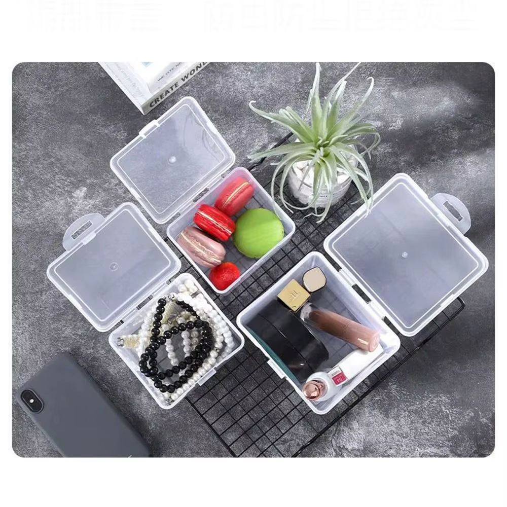 Boîte de rangement rectangulaire avec couvercle
