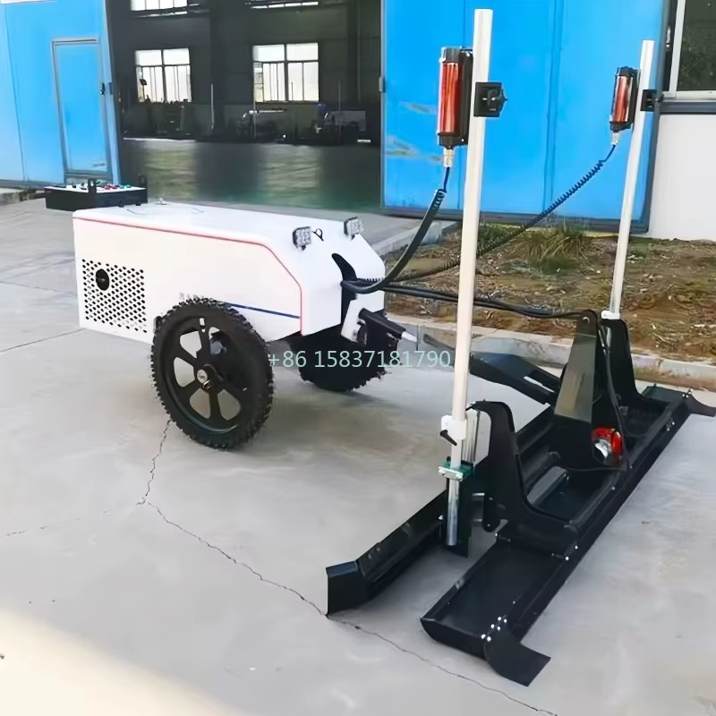 Machine de nivellement laser vibrante automatique pour béton