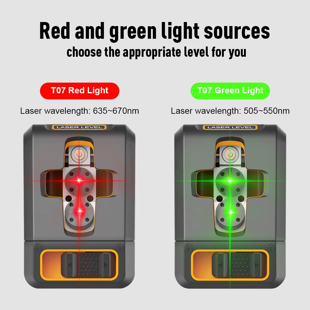 Niveau laser vert à lignes croisées RZ
