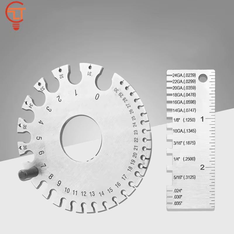 Jauge de fil AWG SWG ronde