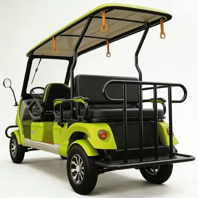 Voiture de golf électrique 6 places 1800W 60V avec une autonomie de 50-70 km