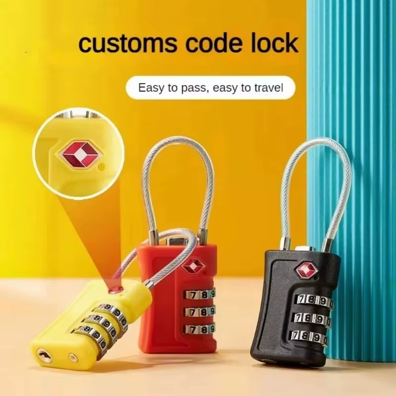 Serrure douanière TSA à 3 chiffres