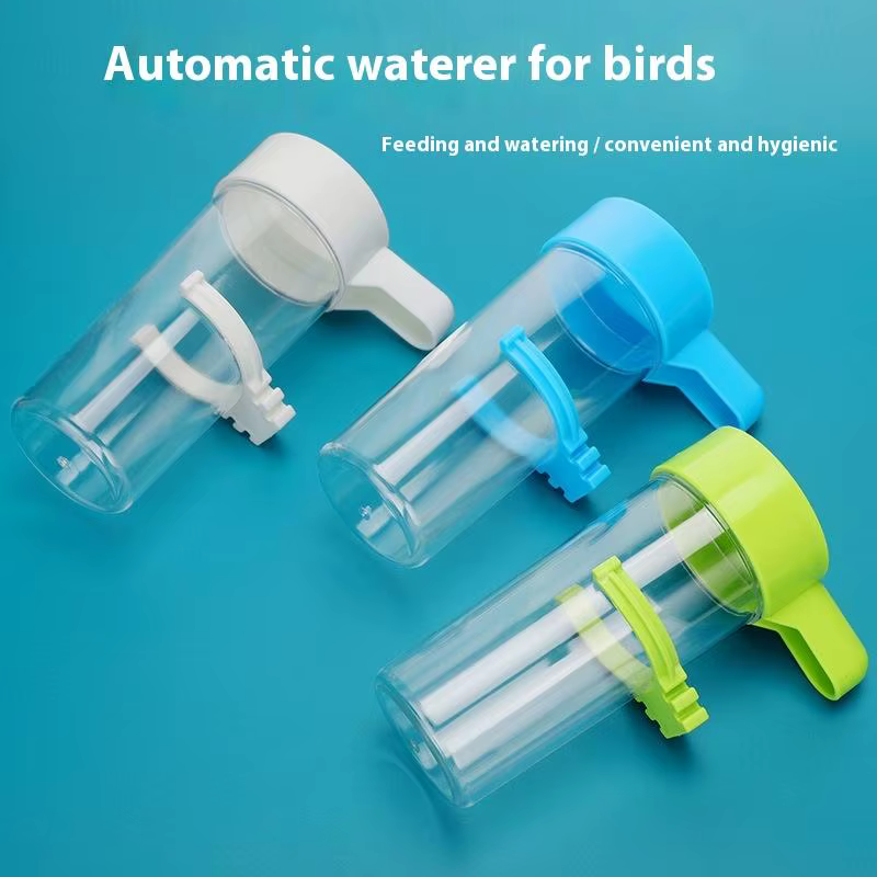 Mangeoires et abreuvoirs pour oiseaux avec clip