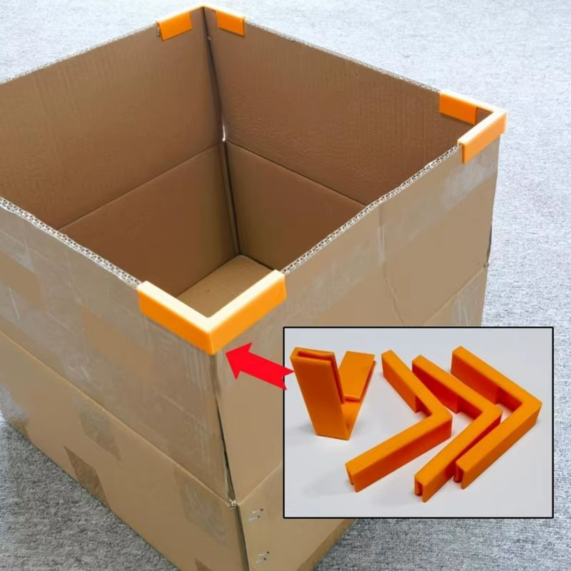 à droit d'attaches faisantes le coin renforts boîte en carton 652F pour maison