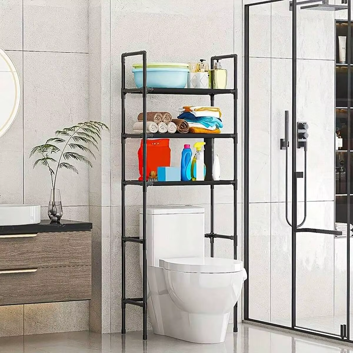 Support de rangement pour salle de bain