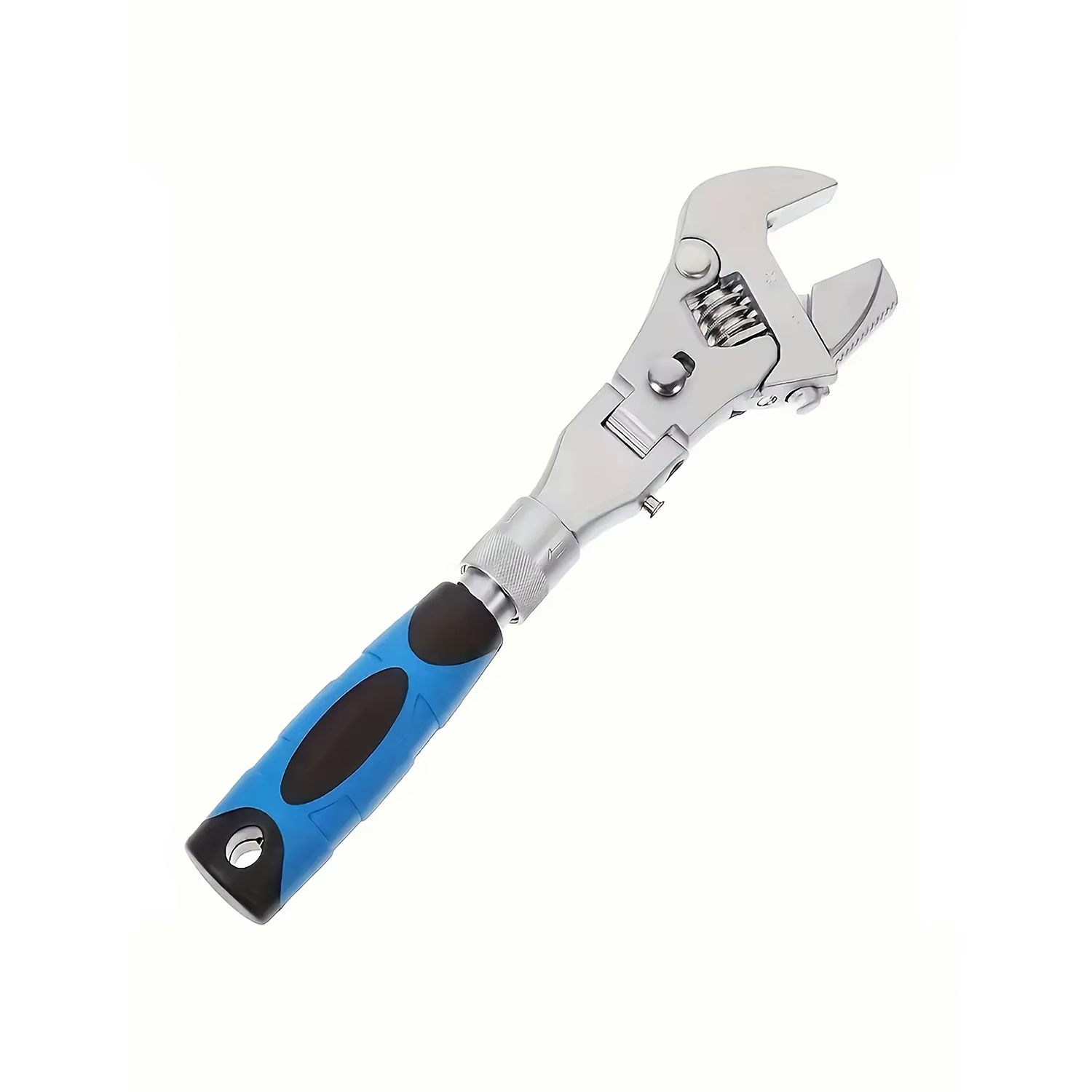 Clé à molette réglable avec tête réglable