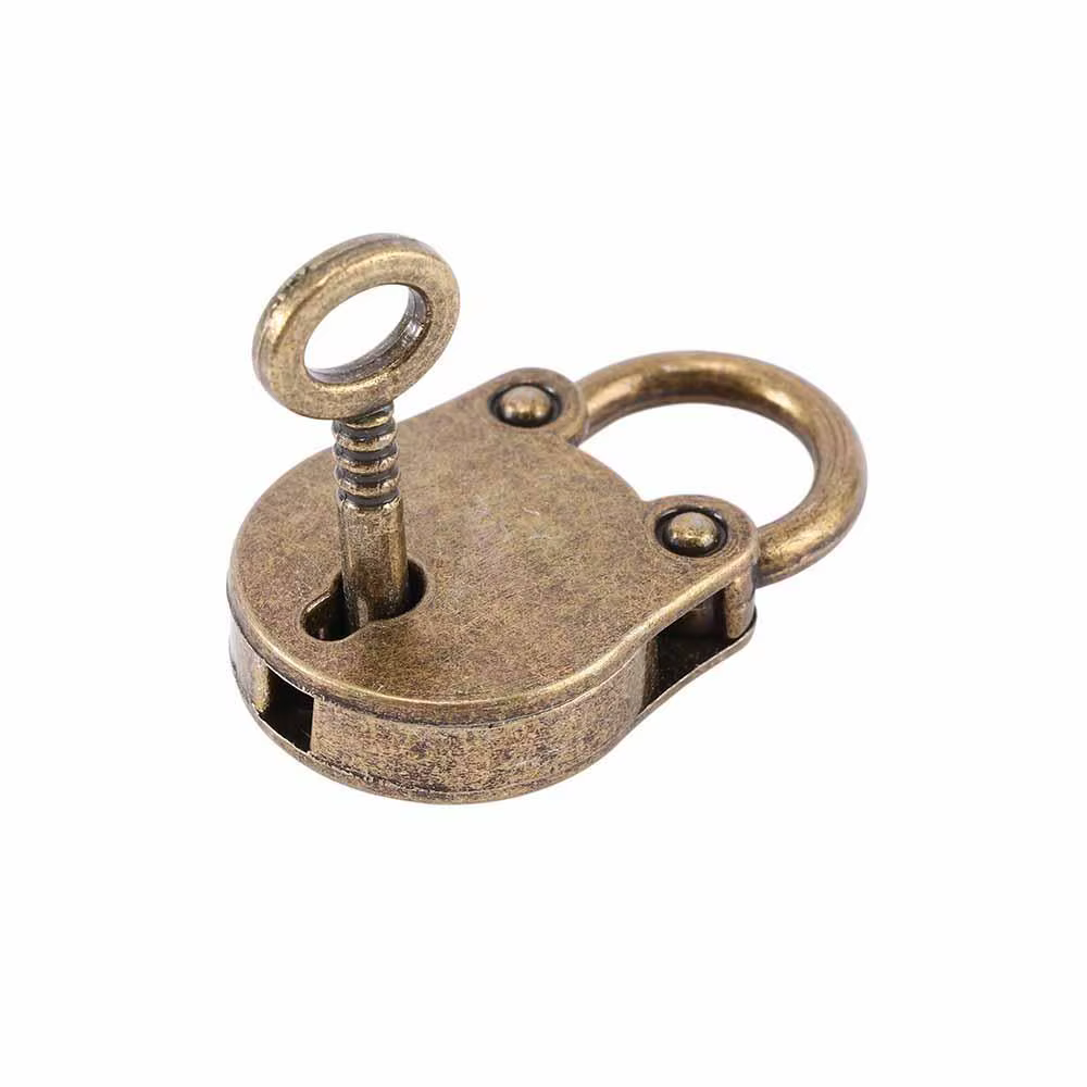 1 ensemble de Mini cadenas Archaize avec clé, vieux Vintage