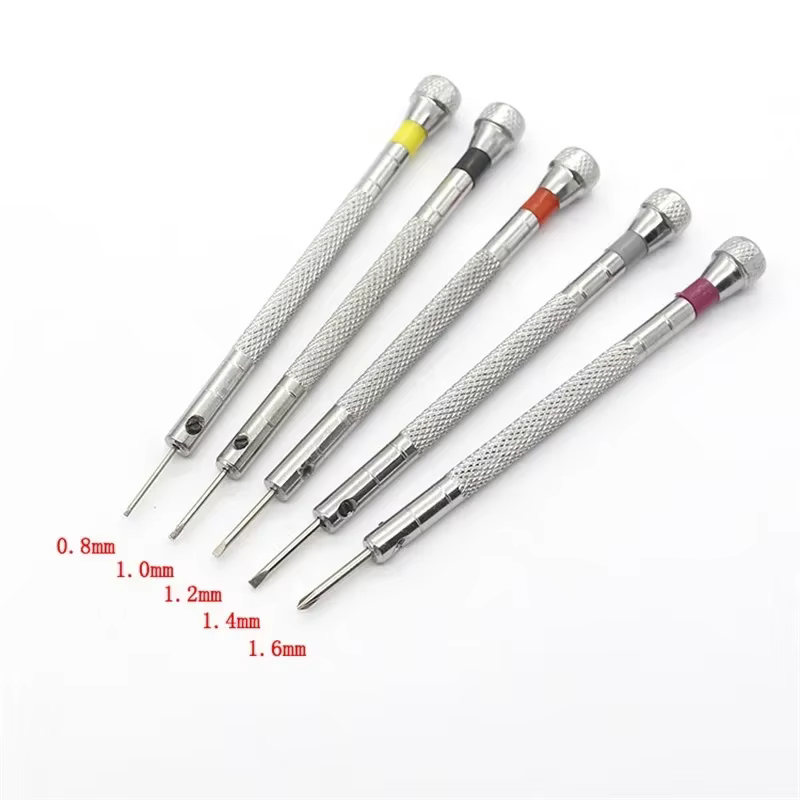 Petit tournevis en acier de 0.8 à 1.6mm pour la réparation de lunettes de montre