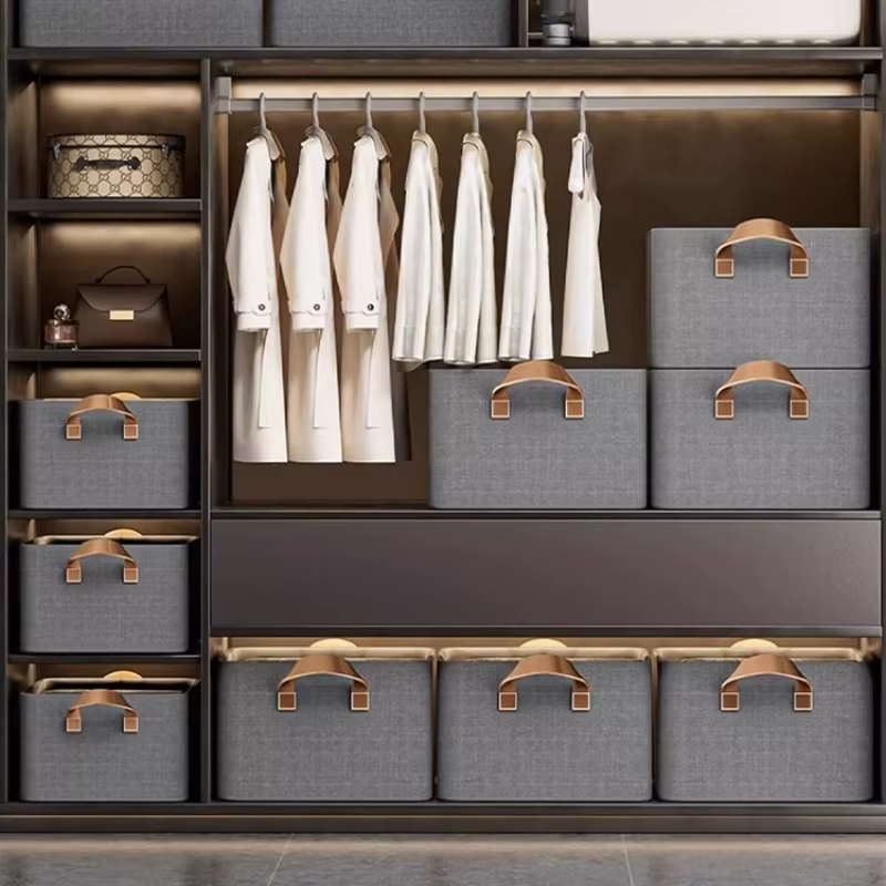 Boîte de rangement de placard Premium pour vêtements et pantalons