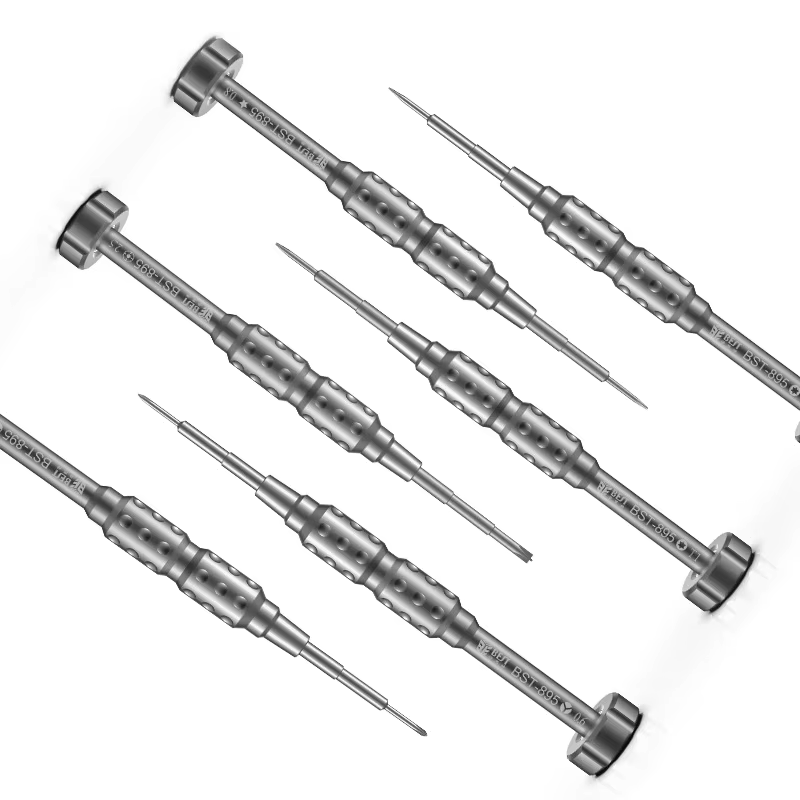 Tournevis de précision avec embout magnétique 0.8Pentalobe/0.6Y/1.5Phillips/M2.5/T1/T2 pour ordinateur portable HDD démonter l'outil de réparation de téléphone
