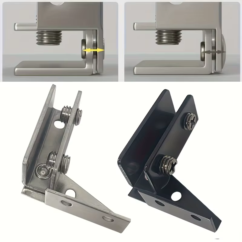 Charnières en aluminium pour portes de placard