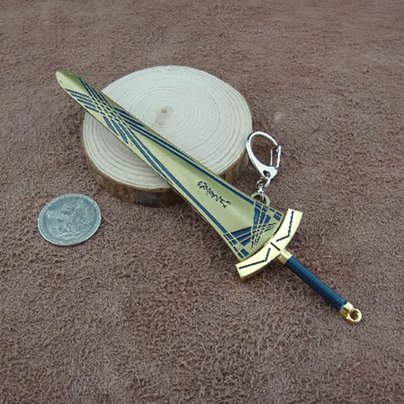 16 cm Excalibur Fate/stay night Saber King Arthur Métal Épée Périphériques De Jeu Armes Miniatures Ornement De La