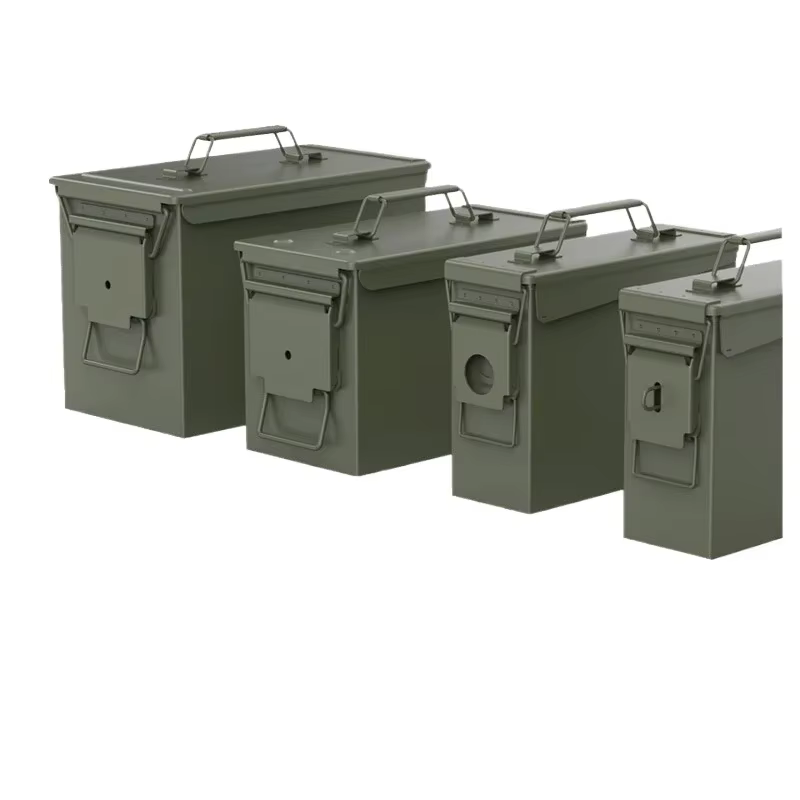 Boîte à munitions en acier multifonctionnelle