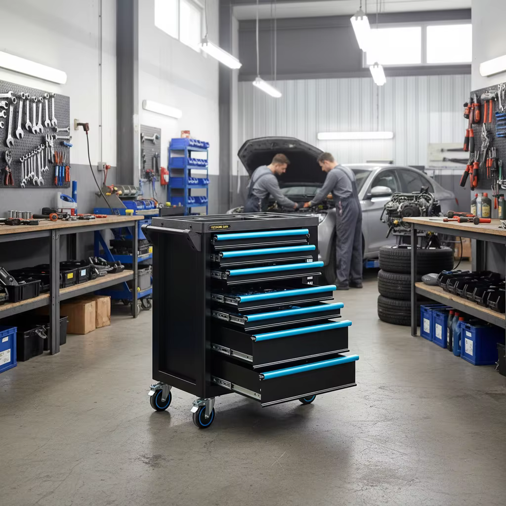 Chariot à outils en acier personnalisable en gros