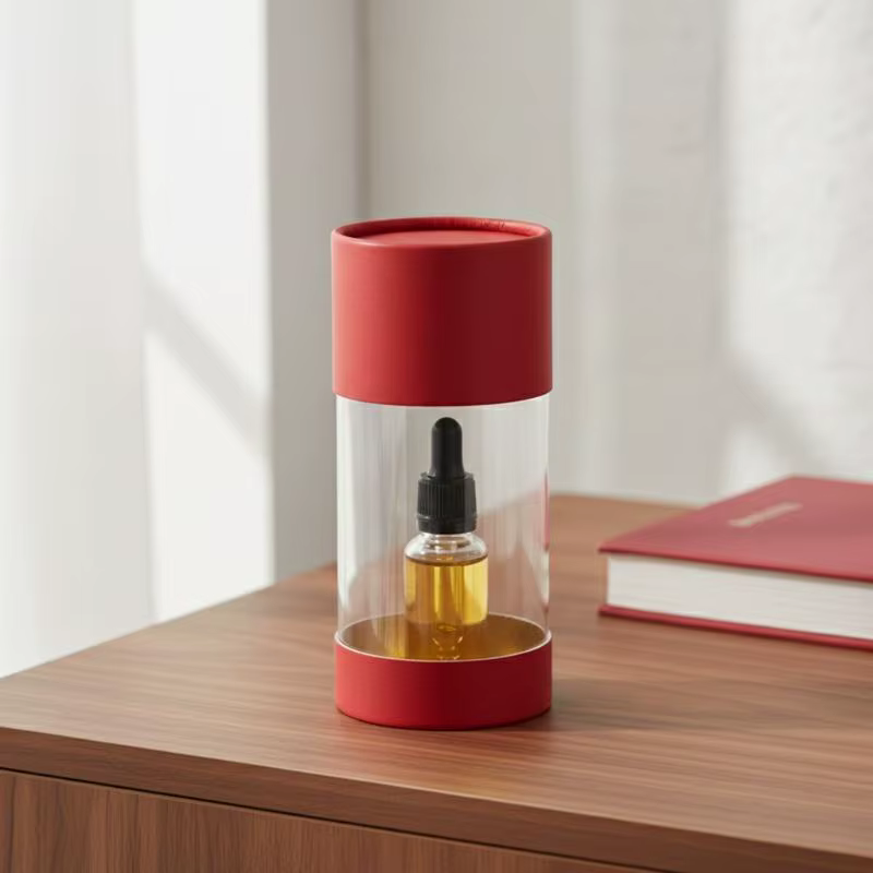 Boîte cylindrique artisanale pour le bricolage