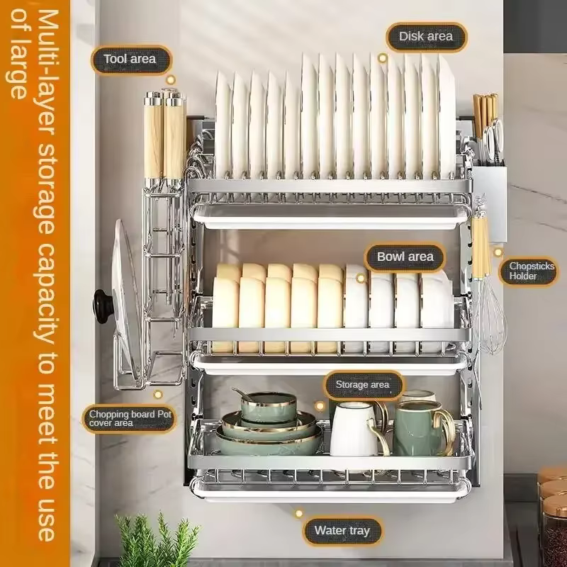 Étagère à vaisselle de cuisine