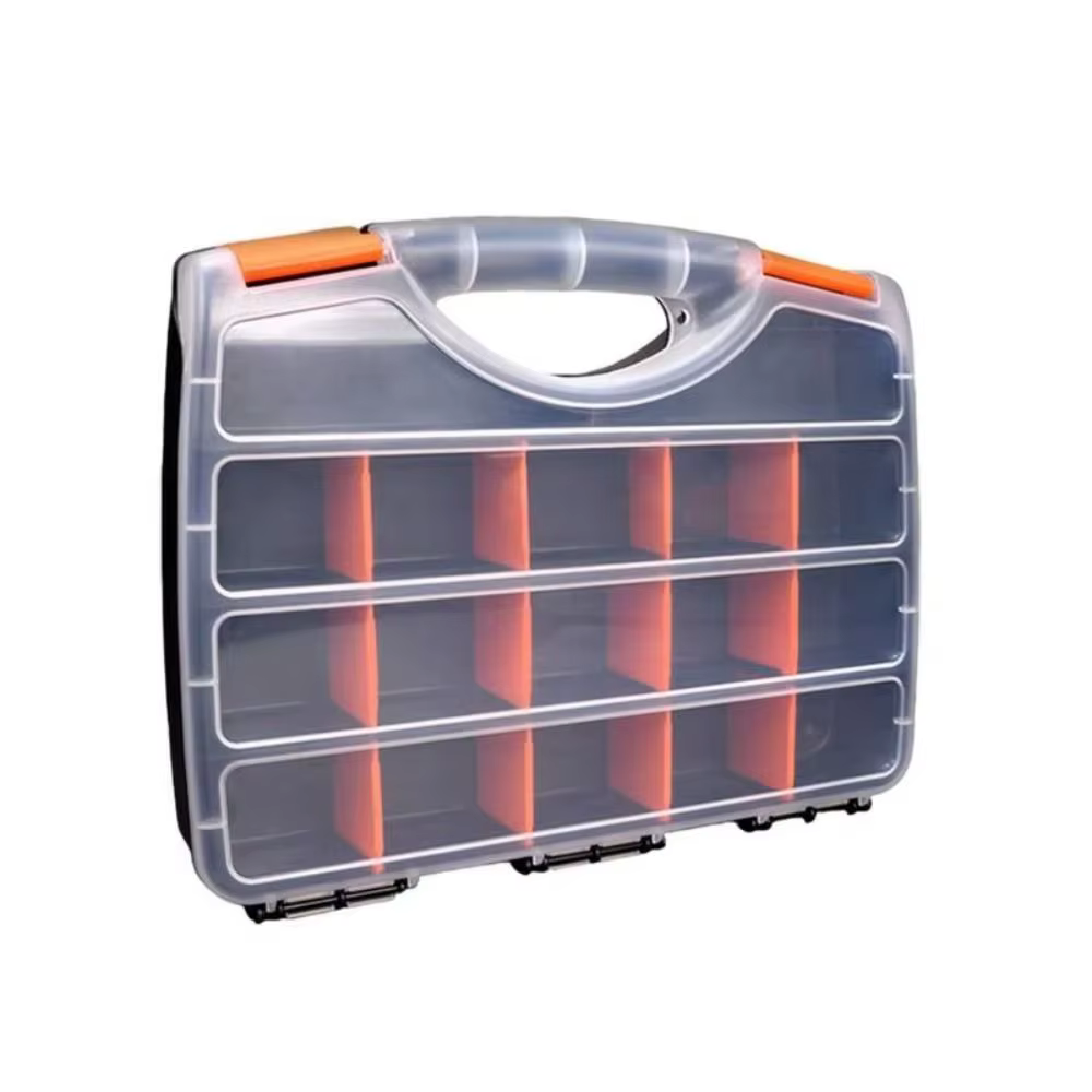 Boîte de rangement à vis à 15 compartiments