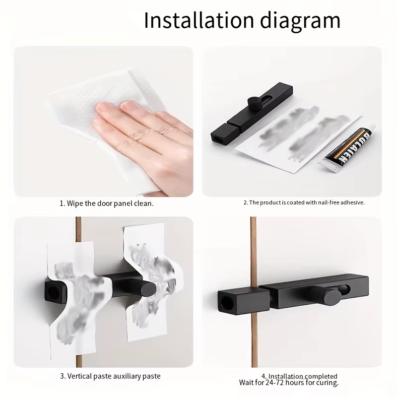 Serrure de porte en alliage d'aluminium