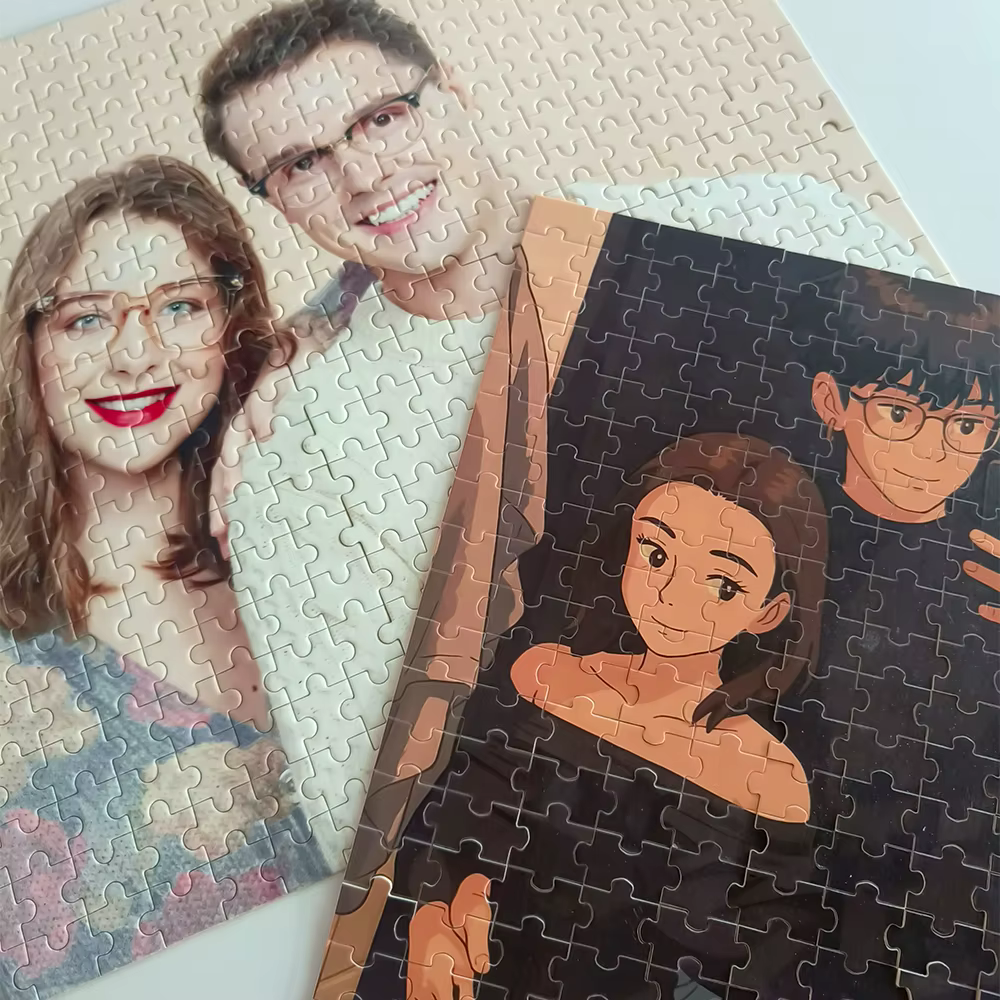【Personnalisé】 Puzzles en bois encadrés