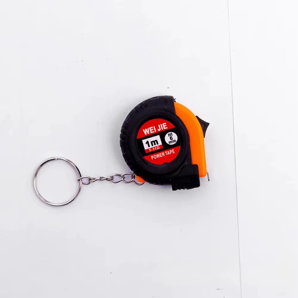 1 mètre mesure créative Mini ruban porte-clés rétractable