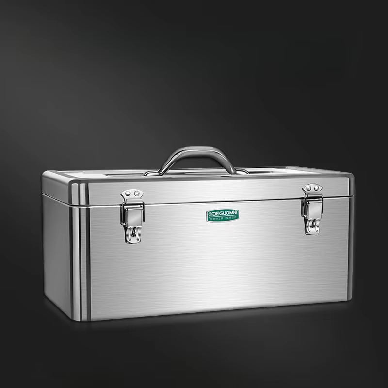 Boîte à outils de protection en acier inoxydable